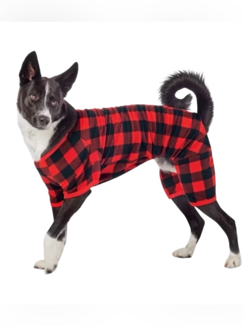 Red Buffalo Check Holiday Dog Pajamas